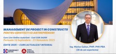 Curs de project management în construcții pentru arhitecți