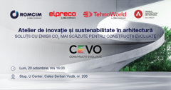Înscriere la Atelierul de inovație și sustenabilitate în arhitectură CEVO